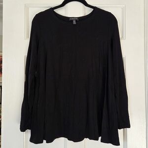 Eileen Fisher Black Long Sleeve Top Petite M